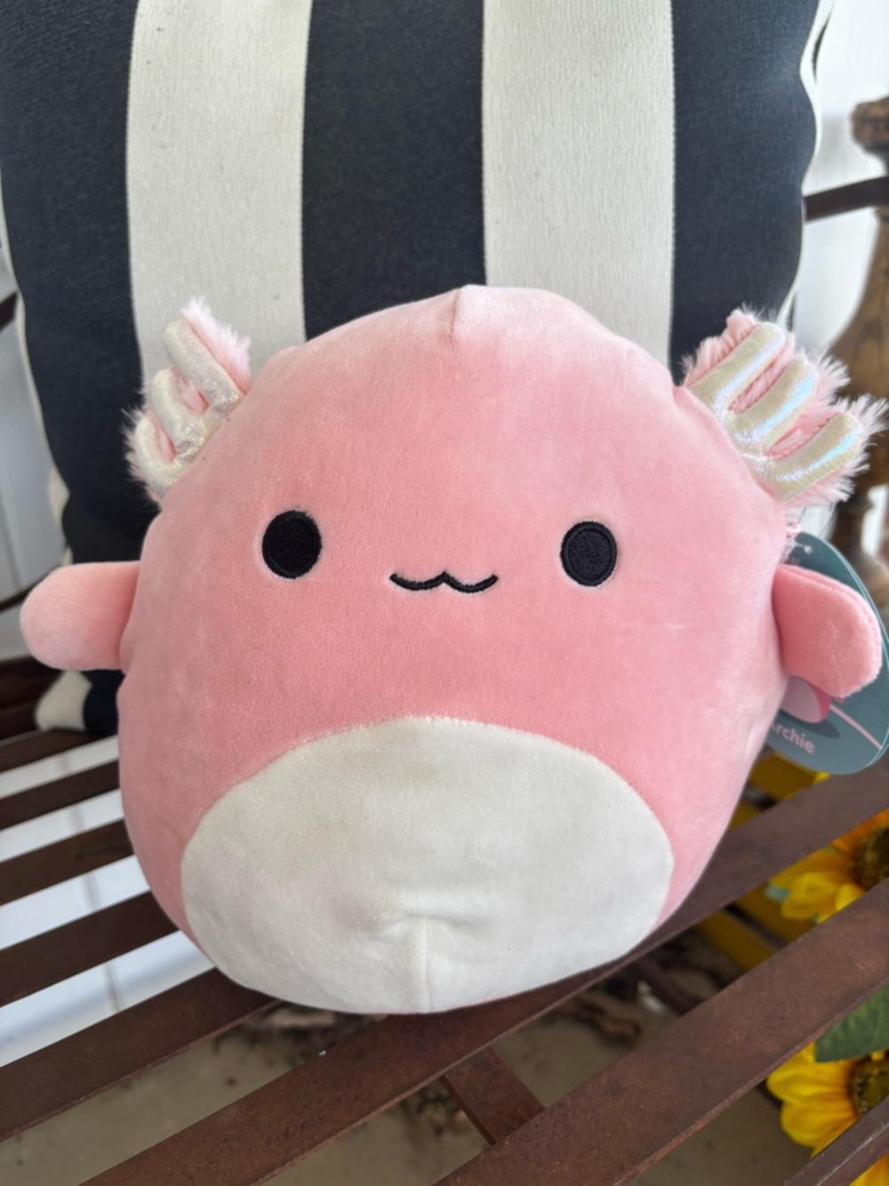 Squishmallows-style Pink Axolotl Plush Kids Accessory Archie